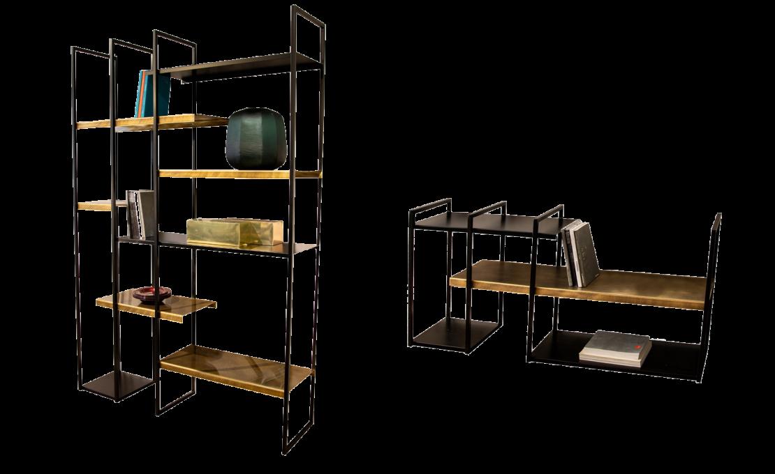 Стеллаж для книг от фабрики Riflessi модель FREEWALL BOOKSHELF