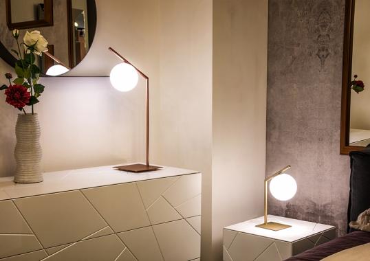 Настольная лампа от фабрики Riflessi модель DODO T TABLE LAMP