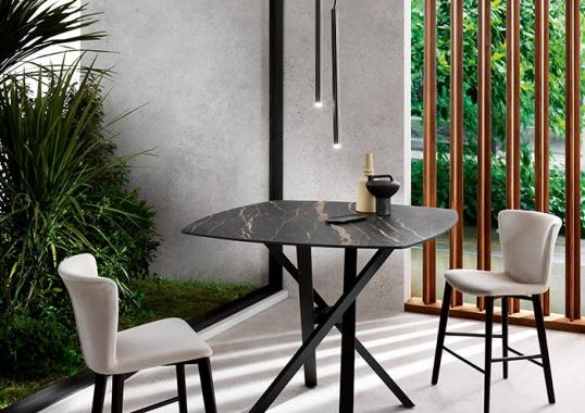 Барный стул от фабрики Riflessi модель GIÒ 