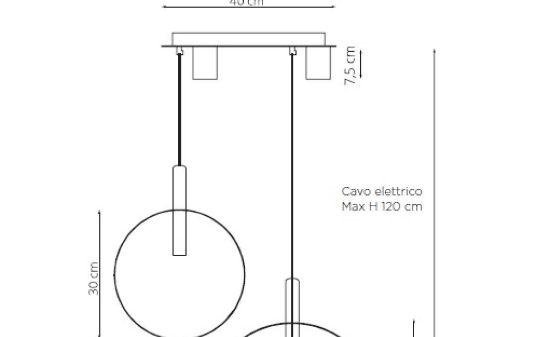 Подвесной светильник от фабрики Riflessi модель LED LOOP S3 SUSPENSION-L015