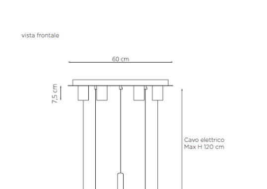 Подвесной светильник от фабрики Riflessi модель LED LOOP S6 SUSPENSION-L068