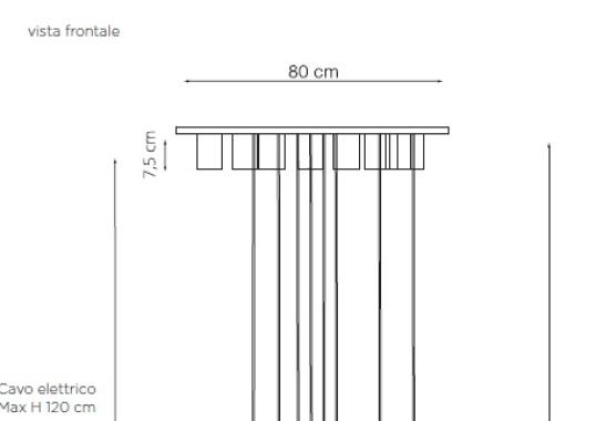 Подвесной светильник от фабрики Riflessi модель LED LOOP S9 SUSPENSION-L062