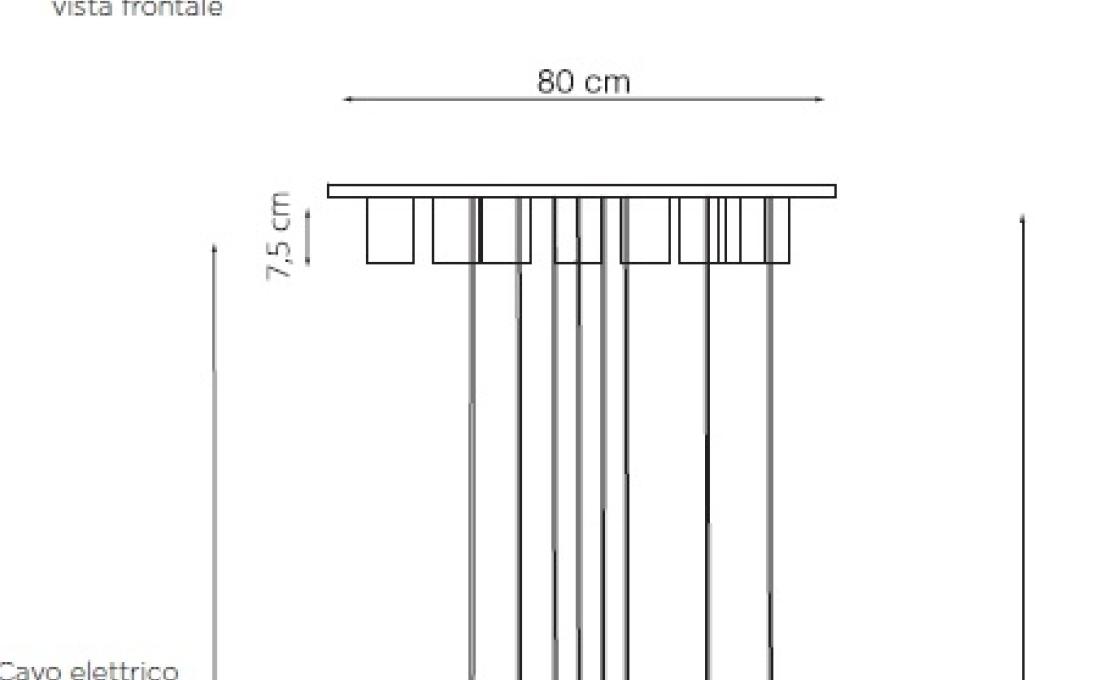 Подвесной светильник от фабрики Riflessi модель LED LOOP S9 SUSPENSION-L062