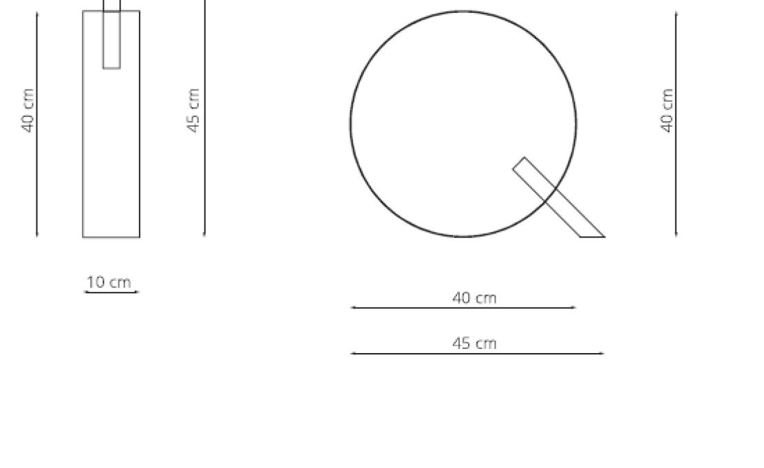 Настольная лампа от фабрики Riflessi модель LED LOOP T TABLE LAMP