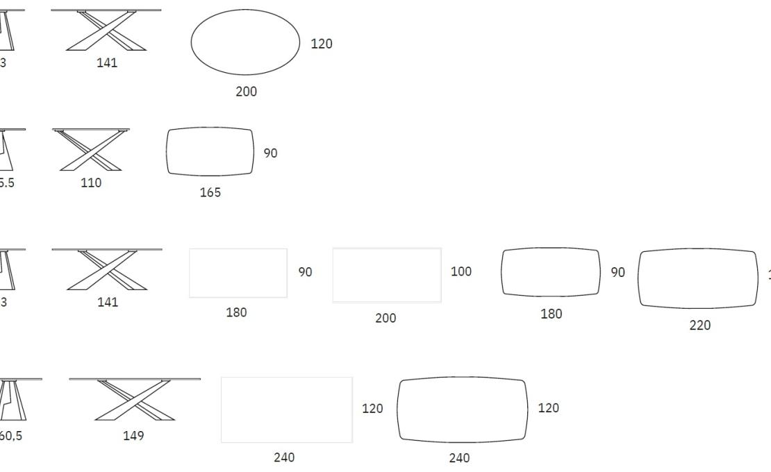 Стол от фабрики Riflessi модель LIVING CRYSTAL TABLE 