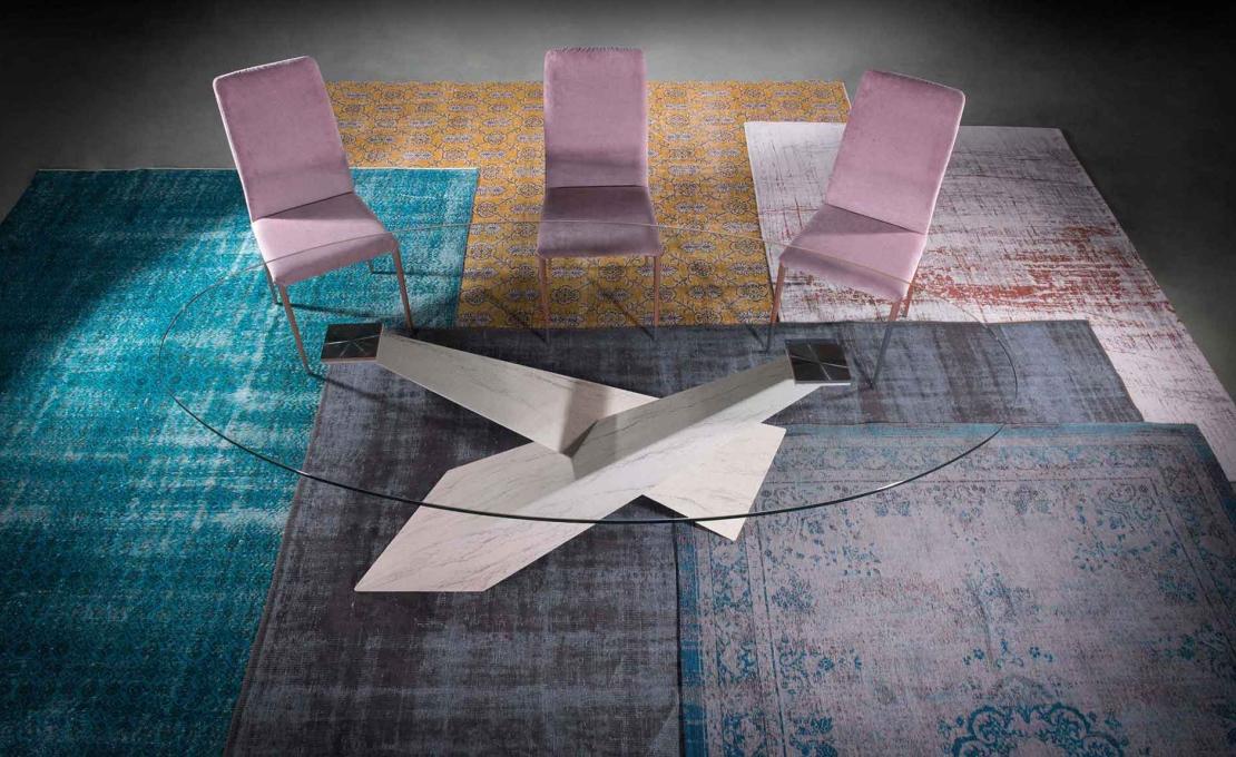 Стол от фабрики Riflessi модель LIVING CRYSTAL TABLE 