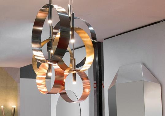 Подвесной светильник от фабрики Riflessi модель LED LOOP S6 SUSPENSION-L068