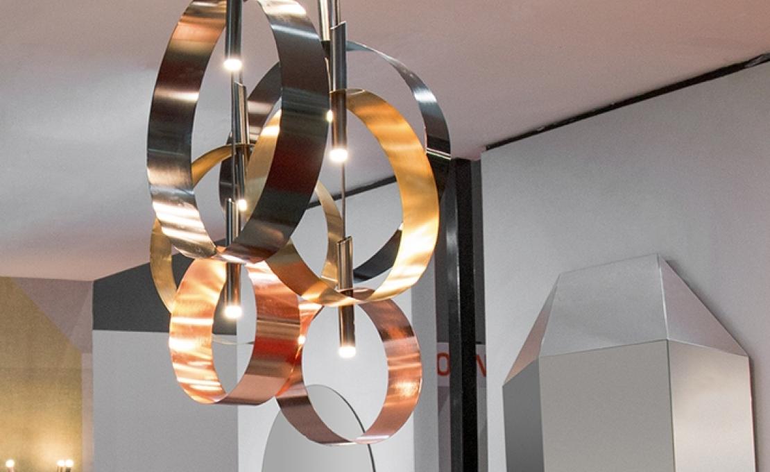 Подвесной светильник от фабрики Riflessi модель LED LOOP S6 SUSPENSION-L068