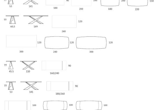 Стол от фабрики Riflessi модель LIVING WOOD SP 50 TABLE 