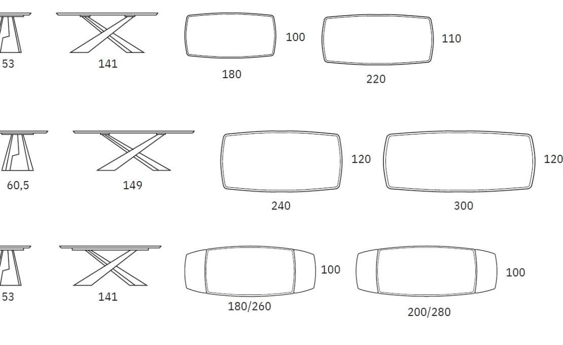 Стол от фабрики Riflessi модель LIVING WOOD-CERAMIC 