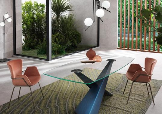 Стол от фабрики Riflessi модель LIVING CRYSTAL TABLE 