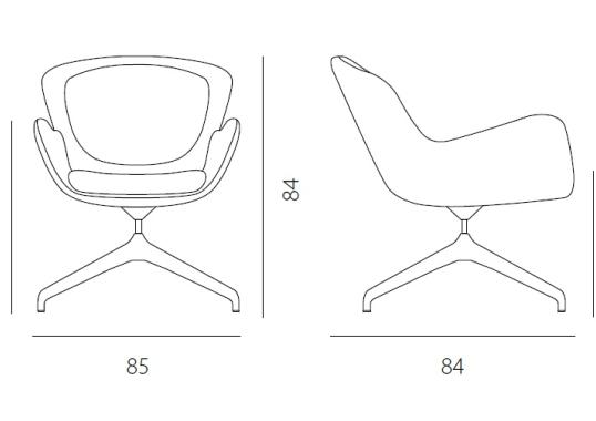 Кресло от фабрики Riflessi модель GMGI