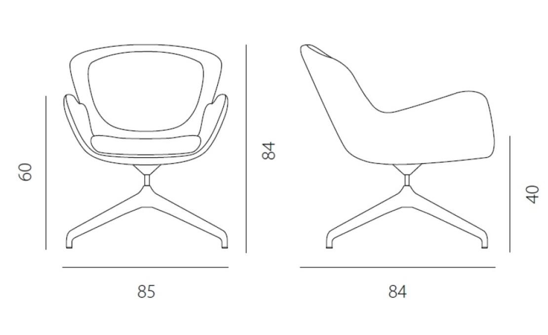 Кресло от фабрики Riflessi модель GMGI