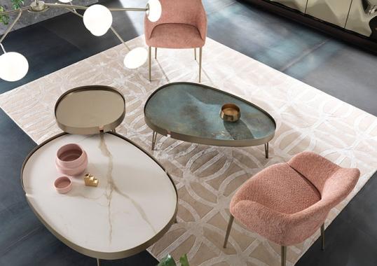 Журнальный столик от фабрики Riflessi модель LUMIERE 