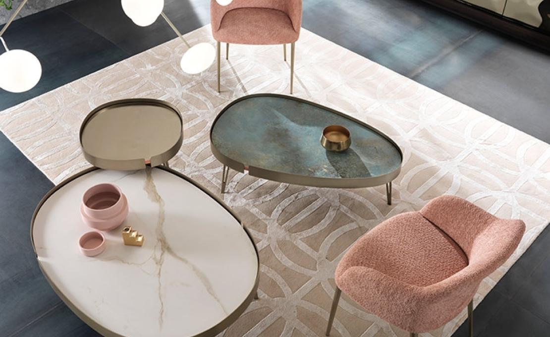 Журнальный столик от фабрики Riflessi модель LUMIERE 