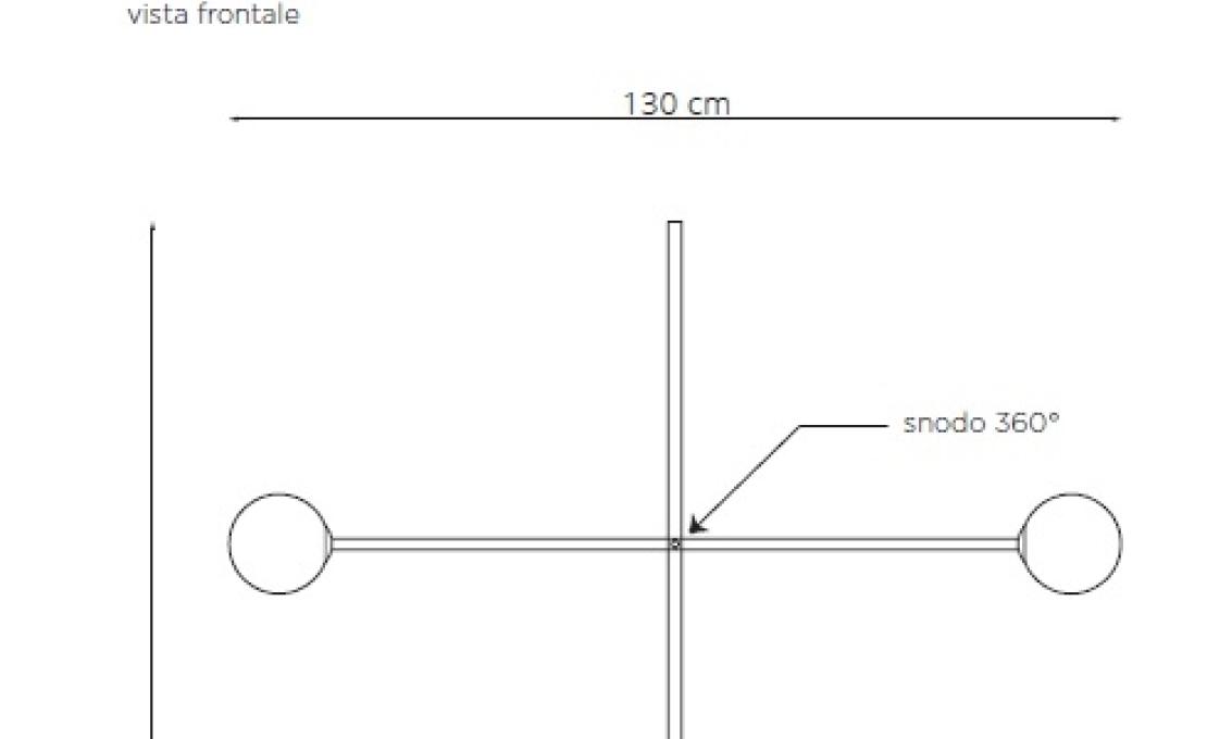 Торшер от фабрики Riflessi модель MERIDIAN PT FLOOR LAMP-L024