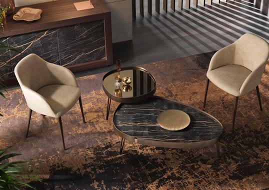 Журнальный столик от фабрики Riflessi модель LUMIERE 