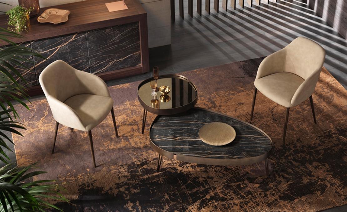 Журнальный столик от фабрики Riflessi модель LUMIERE 