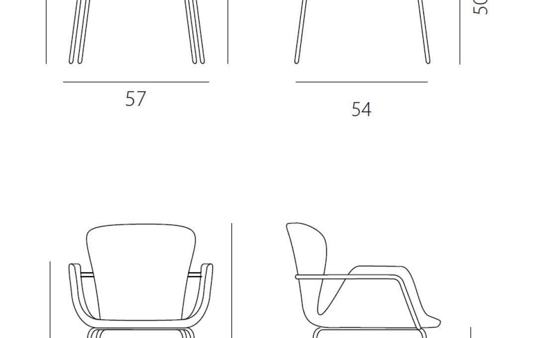 Стул от фабрики Riflessi модель NEW GIADA 