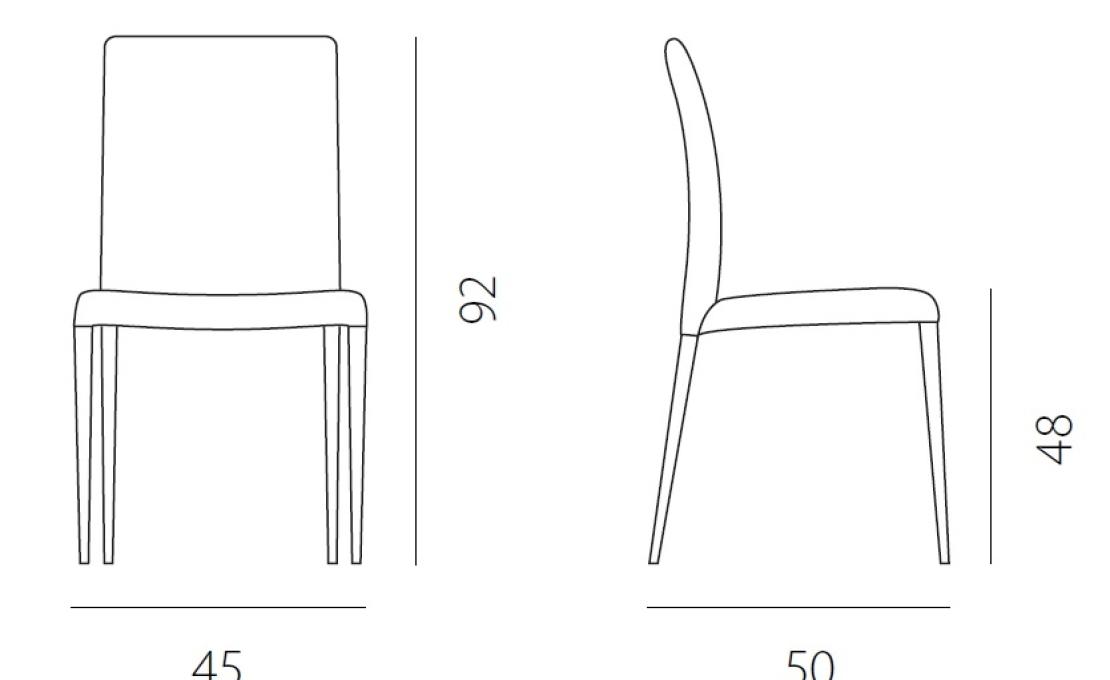 Стул от фабрики Riflessi модель GNIN