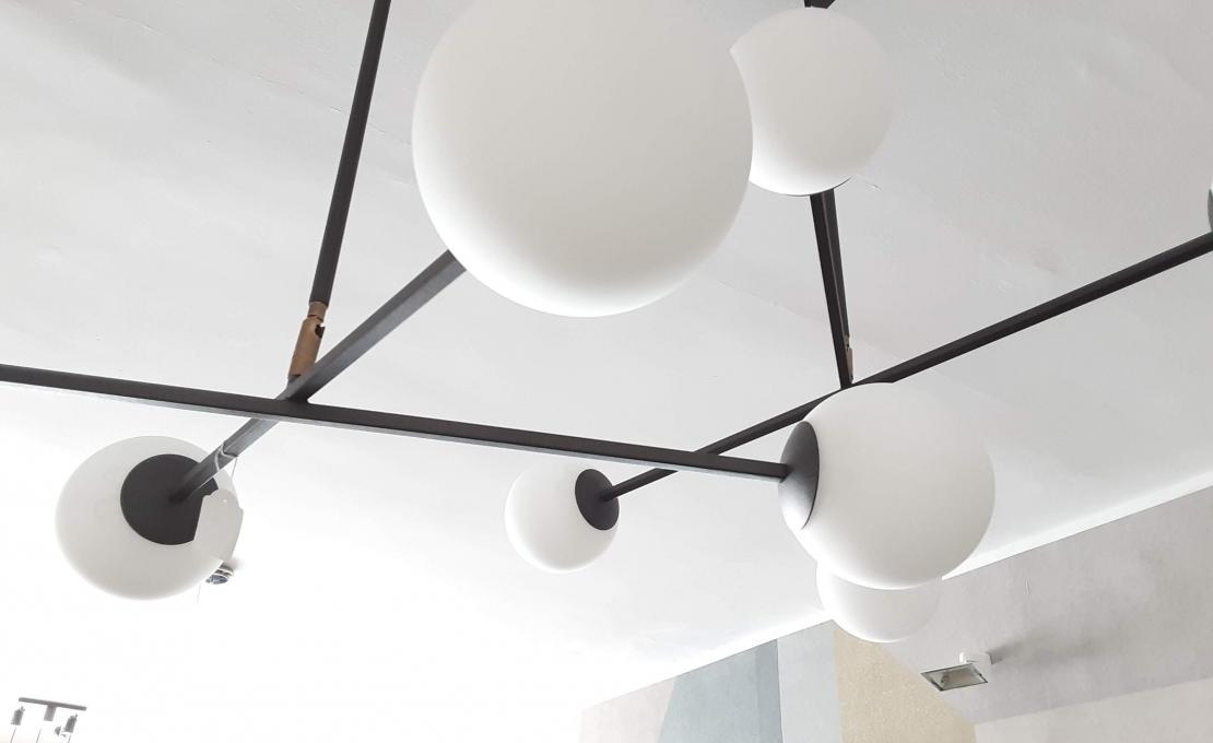 Подвесной светильник от фабрики Riflessi модель MERIDIAN SUSPENSION