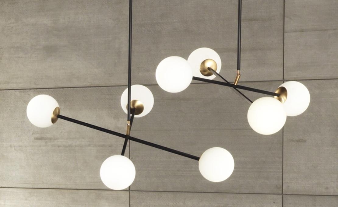 Подвесной светильник от фабрики Riflessi модель MERIDIAN SUSPENSION