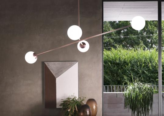 Подвесной светильник от фабрики Riflessi модель MERIDIAN SUSPENSION