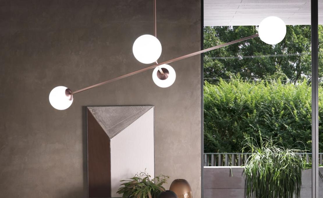 Подвесной светильник от фабрики Riflessi модель MERIDIAN SUSPENSION