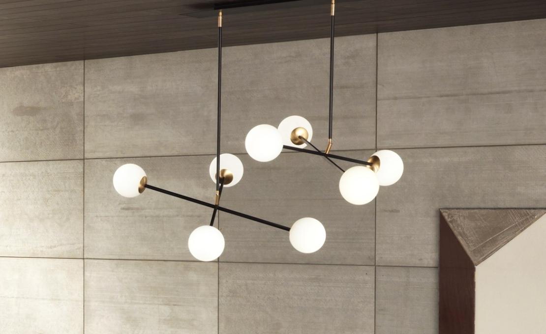 Подвесной светильник от фабрики Riflessi модель MERIDIAN SUSPENSION