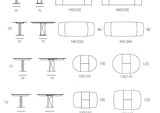 Стол от фабрики Riflessi модель SABINO TABLE