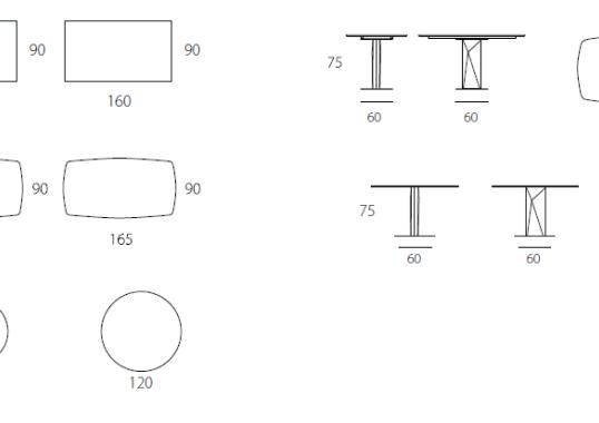 Стол от фабрики Riflessi модель SABINO TABLE