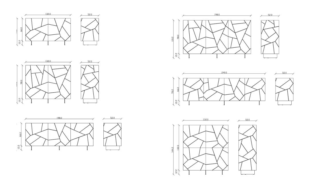Сервант от фабрики Riflessi модель SEGNO SIDEBOARD