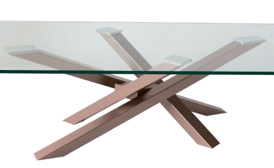 Стол от фабрики Riflessi модель SHANGAI CRYSTAL TABLE 