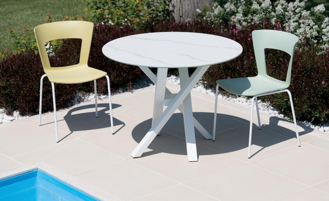 Стол от фабрики Riflessi модель ROUND TABLE