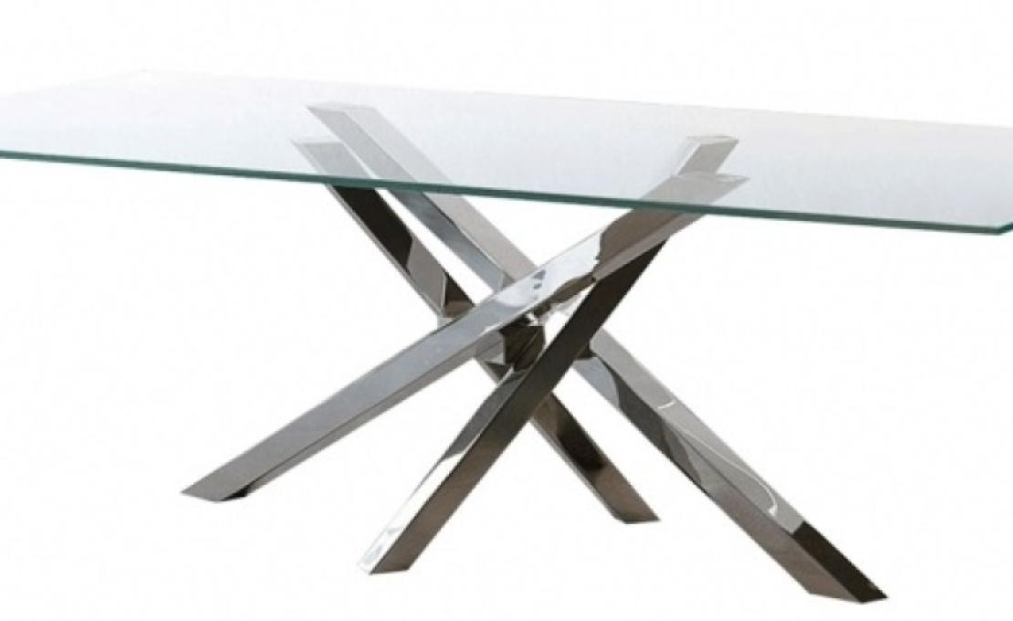 Стол от фабрики Riflessi модель SHANGAI CRYSTAL TABLE 