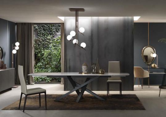 Стол от фабрики Riflessi модель SHANGAI CERAMICA TABLE 