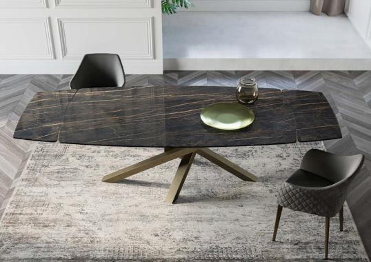 Стол от фабрики Riflessi модель SHANGAI CERAMIC EXTENDABLE TABLE