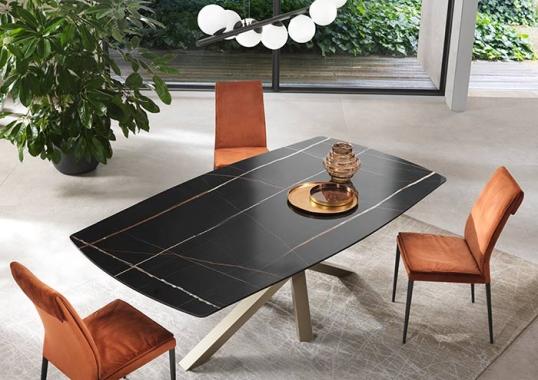 Стол от фабрики Riflessi модель SHANGAI CERAMICA TABLE 