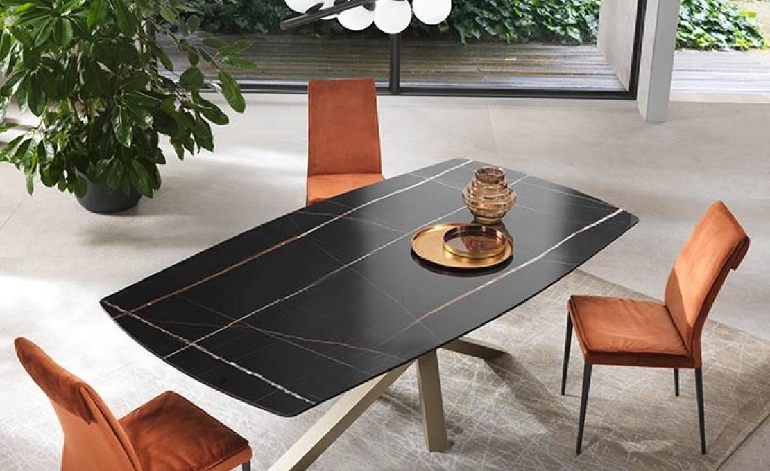 Стол от фабрики Riflessi модель SHANGAI CERAMICA TABLE 