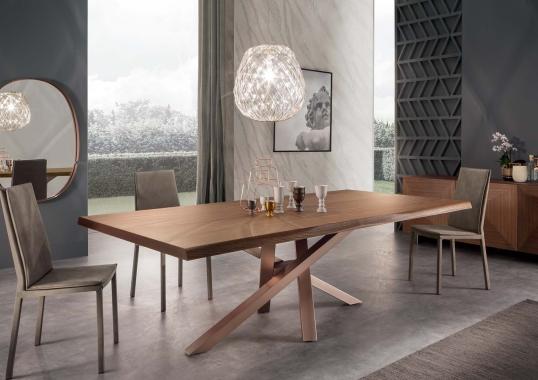 Стол от фабрики Riflessi модель SHANGAI WOOD SP 50 TABLE 