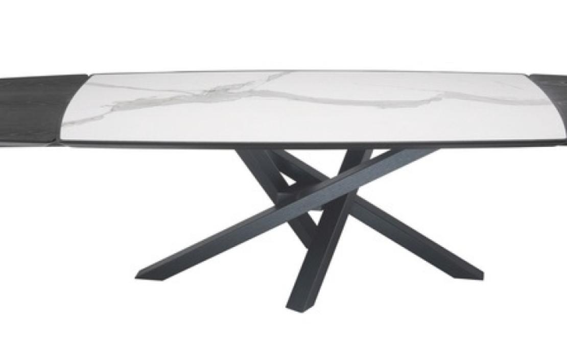 Стол от фабрики Riflessi модель SHANGAI WOOD-CERAMIC TABLE 