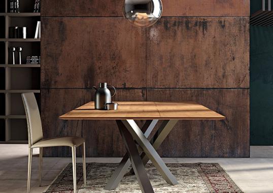 Стол от фабрики Riflessi модель SHANGAI WOOD TABLE 