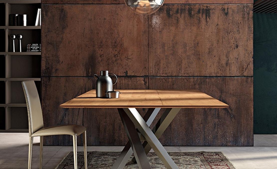 Стол от фабрики Riflessi модель SHANGAI WOOD TABLE 