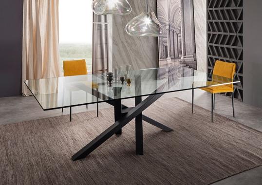 Стол от фабрики Riflessi модель SHANGAI CRYSTAL TABLE 