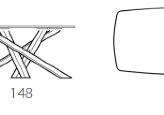 Стол от фабрики Riflessi модель Shangai Limited Edition Table