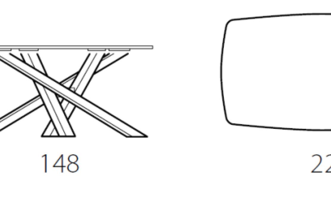Стол от фабрики Riflessi модель Shangai Limited Edition Table
