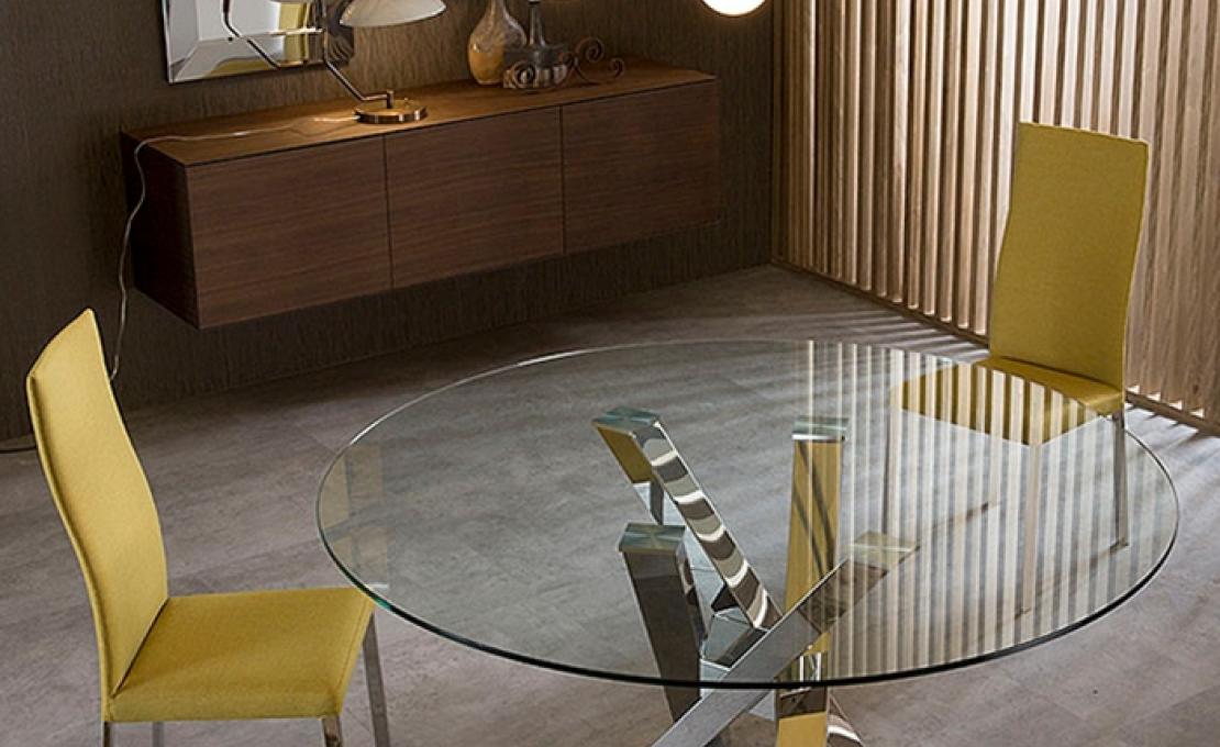 Стол от фабрики Riflessi модель SHANGAI CRYSTAL TABLE 