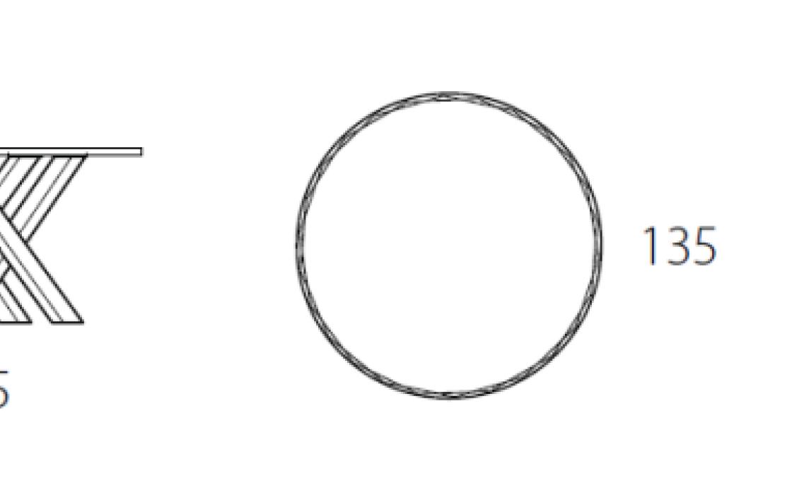 Стол от фабрики Riflessi модель SHANGAI LIMITED E. ROUND TABLE