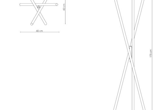 Торшер от фабрики Riflessi модель SHANGAI PT FLOOR LAMP-L033