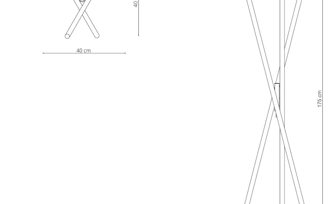 Торшер от фабрики Riflessi модель SHANGAI PT FLOOR LAMP-L033